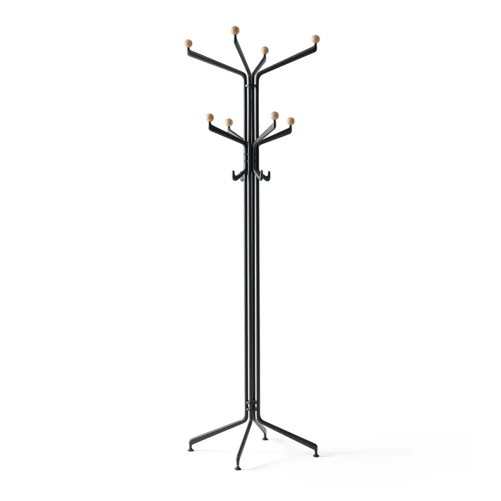 Capture Coat Stand SC77, grafit/eg fra & Tradition