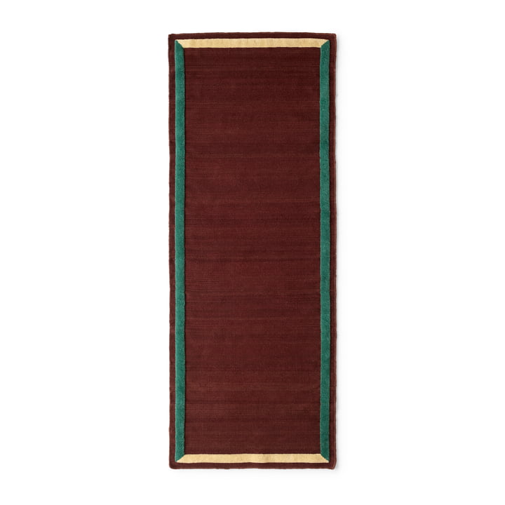 Indrammet AP14 tæppeløber, 90 x 240 cm, blomme fra & Tradition