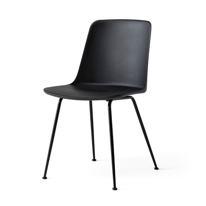 Rely HW70 udendørs stol, sort / sort fra & Tradition
