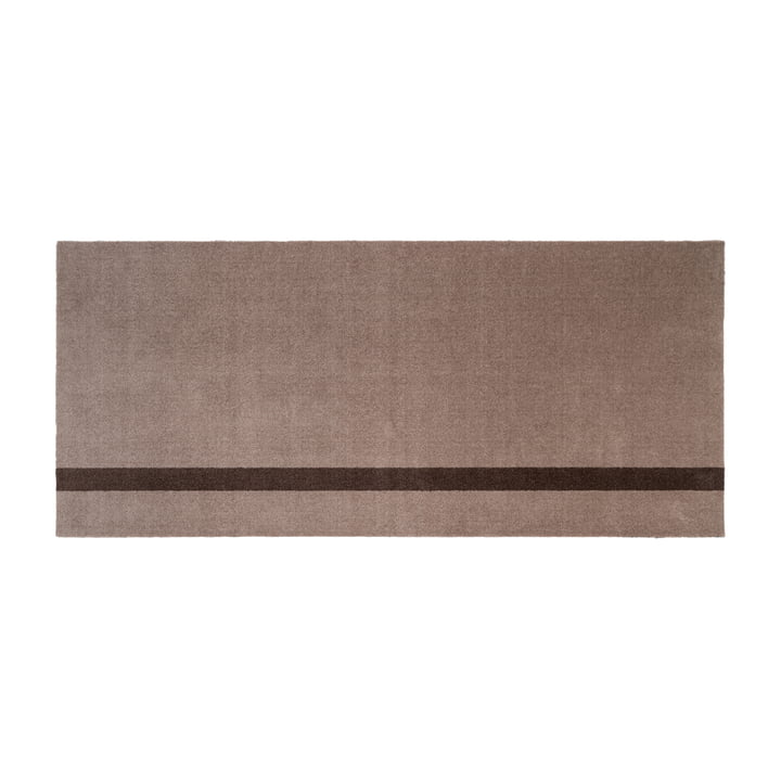 Stripes Vertical løber, 90 x 200 cm, sand/brun fra Tica Copenhagen