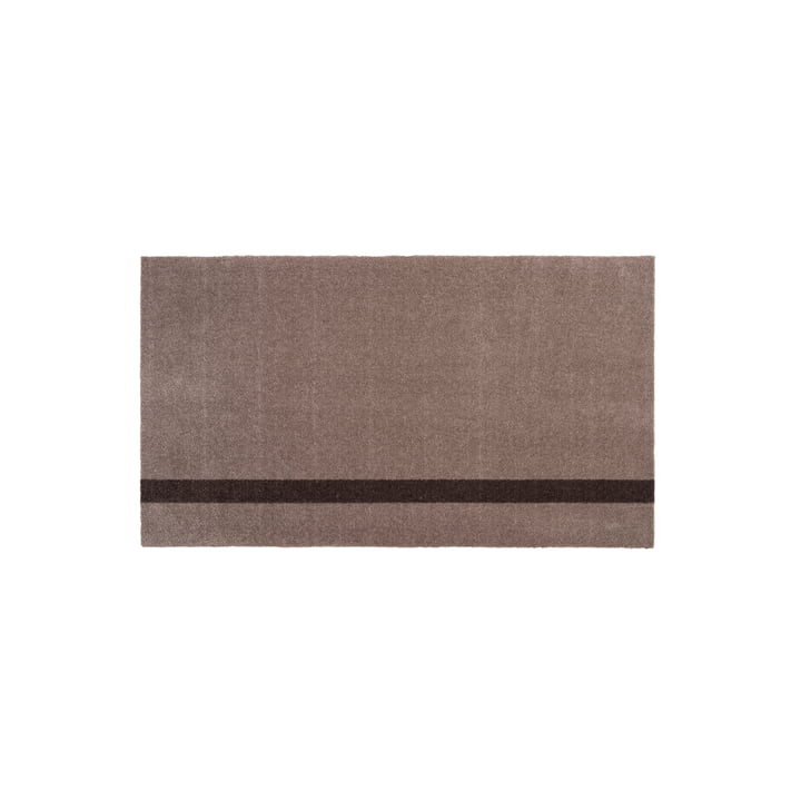 Stripes Vertical Runner, 67 x 120 cm, sand/brun fra Tica Copenhagen