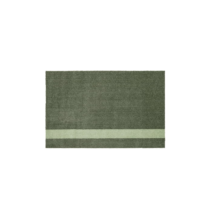 Stripes Vertical løber, 60 x 90 cm, lys/støvgrøn fra Tica Copenhagen