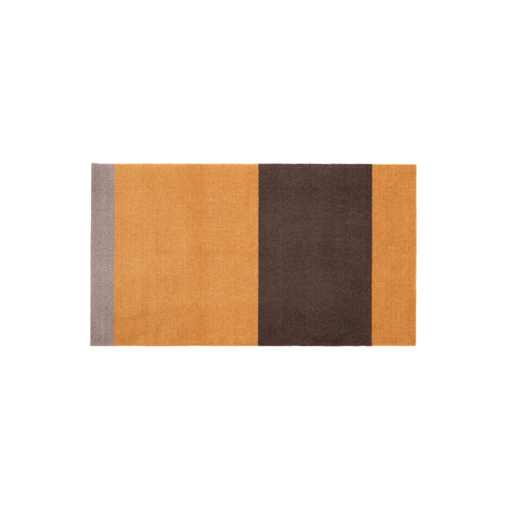 Stripes Horizontal løber, 67 x 120 cm, dijon/brun/sand fra Tica Copenhagen