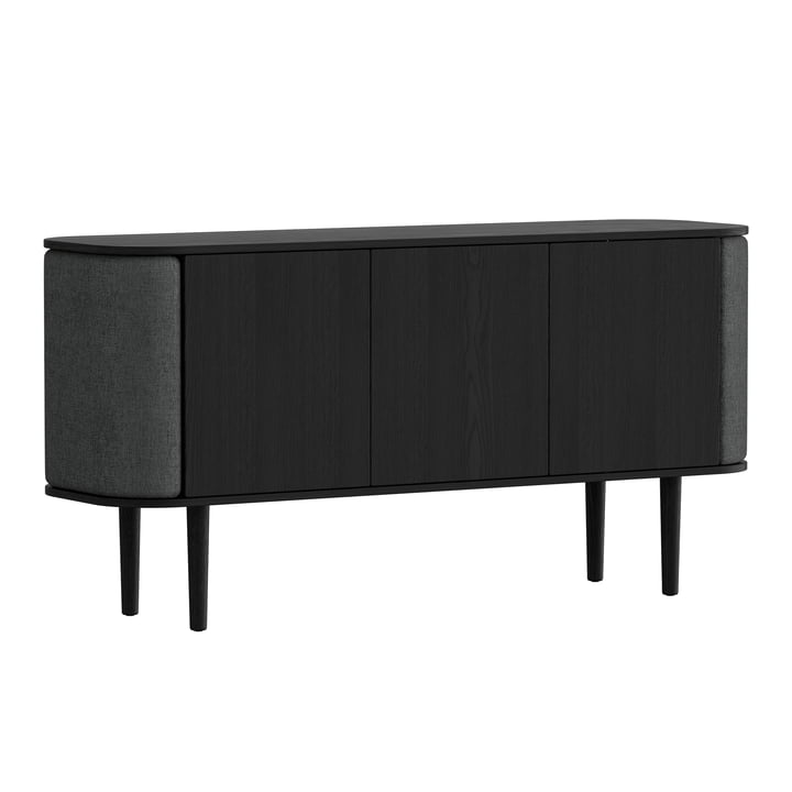 Treasures Sideboard med 3 låger fra Umage i sort / shadow eg finish