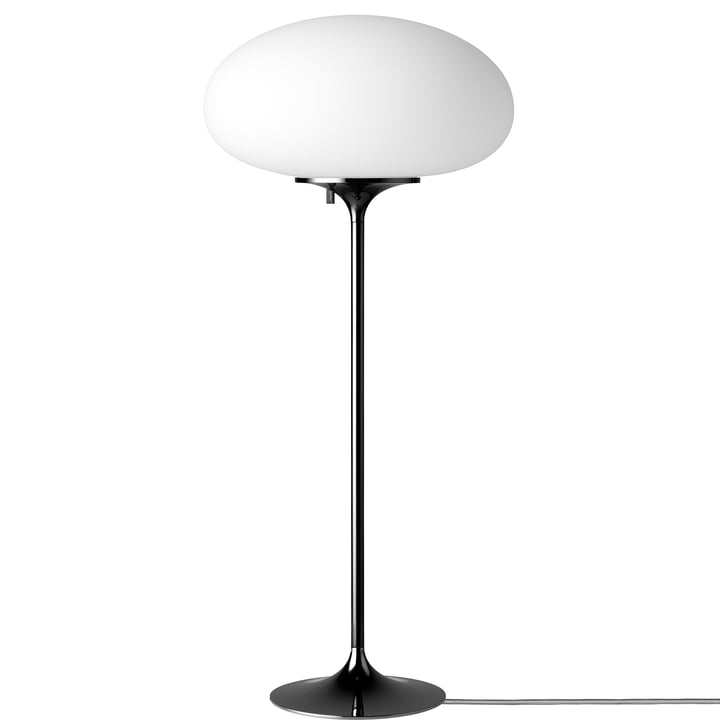 Stemlite bordlampe, H 70 cm, sort / frostet fra Gubi