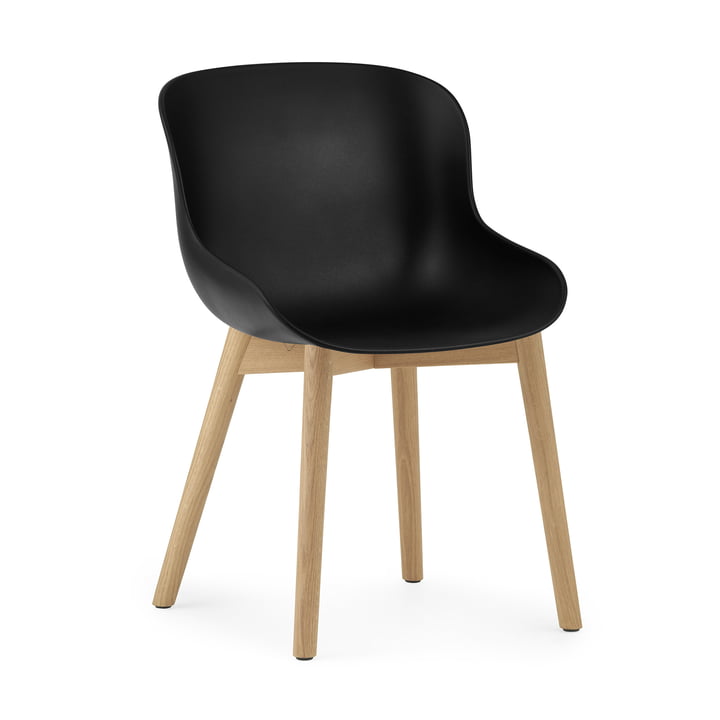 Hyg stol fra Normann Copenhagen i den naturlige eg/sort finish