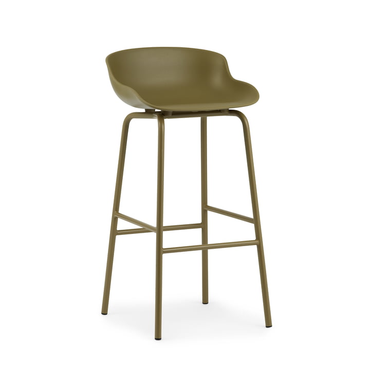 Hyg barstol fra Normann Copenhagen i farven oliven