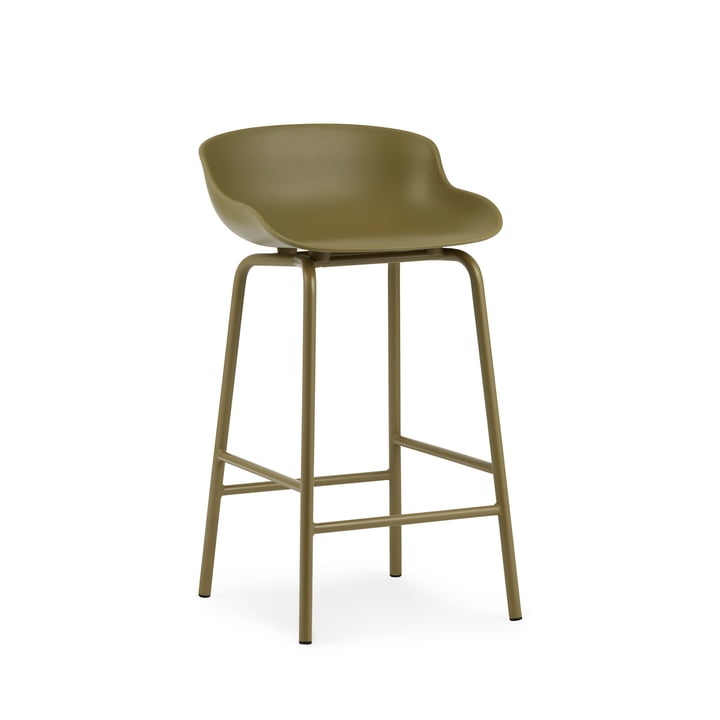 Hyg barstol fra Normann Copenhagen i farven oliven