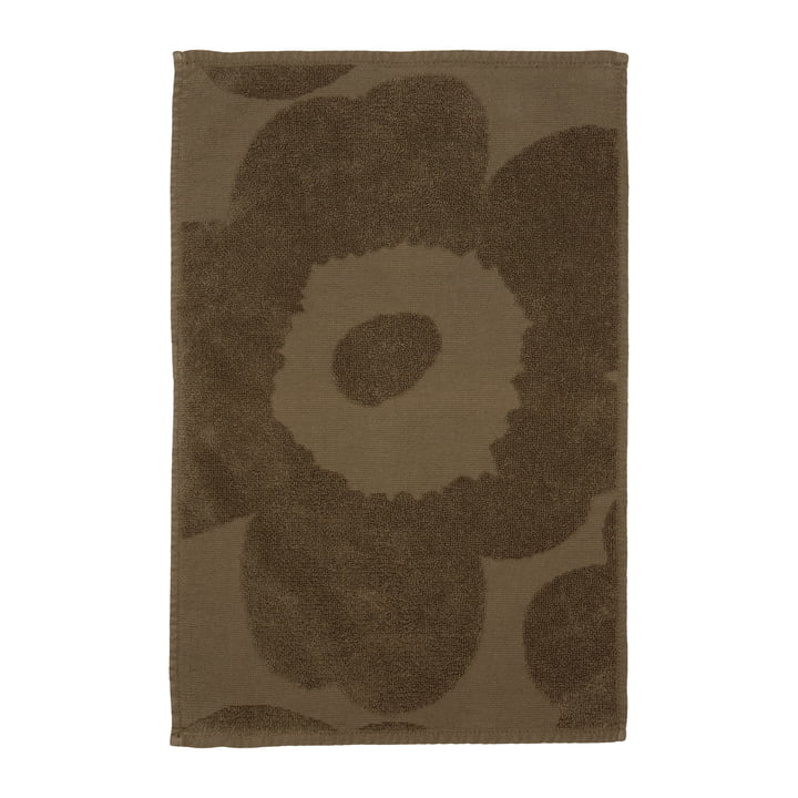 Unikko gæstehåndklæde 30 x 50 cm, mørkt sand fra Marimekko