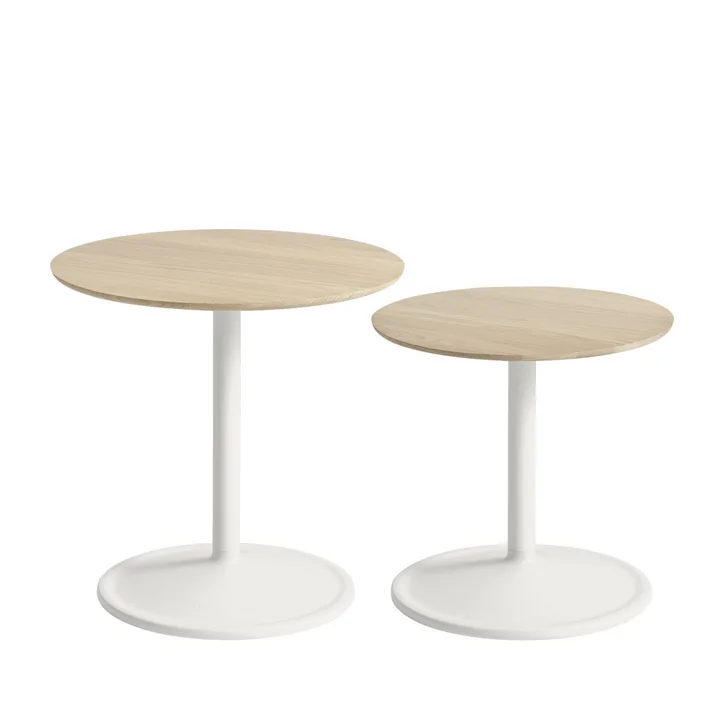 Soft sidebord, eg / off-white fra Muuto