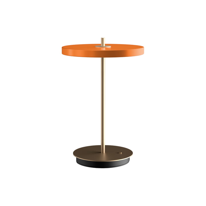 Asteria Move LED bordlampe H 30,6 cm fra Umage i orange