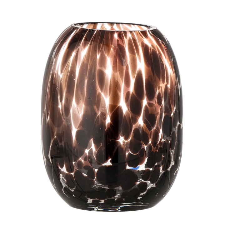 Crister Vase H 17 cm fra Bloomingville i brun