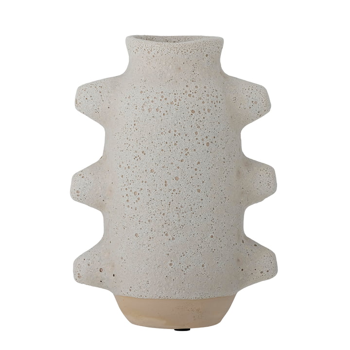 Birka Vase H 23 cm fra Bloomingville i hvid
