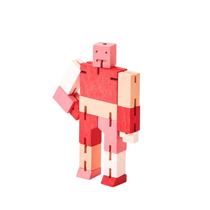 Micro Cubebot, rød multi fra Areaware