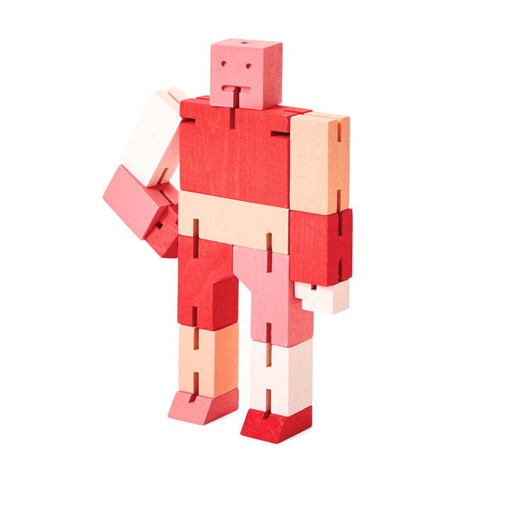 Cubebot, lille, rød multi fra Areaware