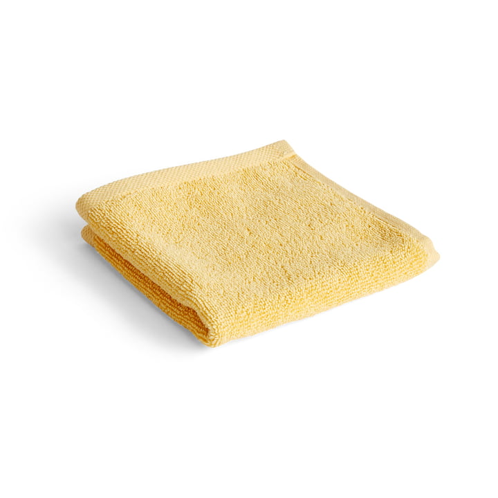 Mono vaskeklud, 30 x 30 cm, gul fra Hay