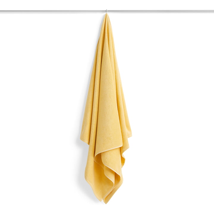 Mono badehåndklæde, 70 x 140 cm, gul fra Hay