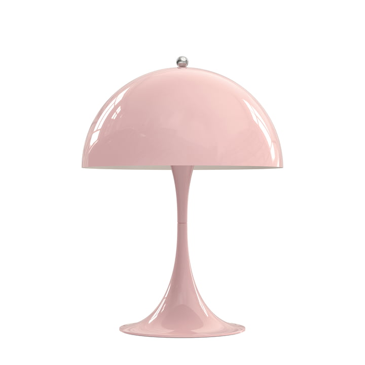 Panthella Mini bordlampe Ø 25 cm, pale rose af Louis Poulsen