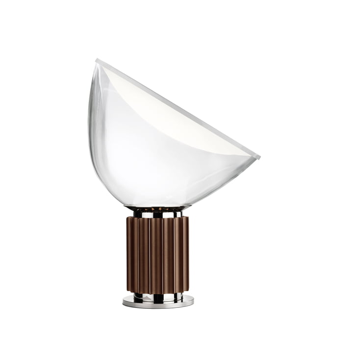 Taccia small LED bordlampe fra Flos i bronze