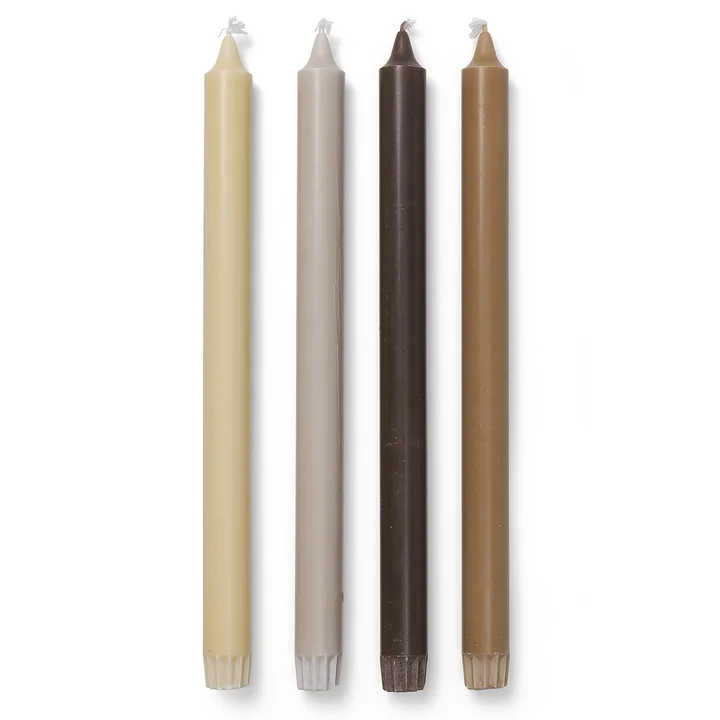 Pure koniske lys, Calm Blend (sæt med 4) fra Ferm Living