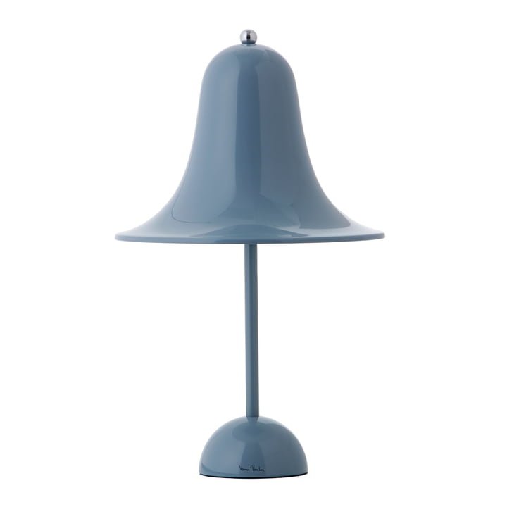 Pantop bordlampe Ø 23 cm fra Verpan i dusty blue