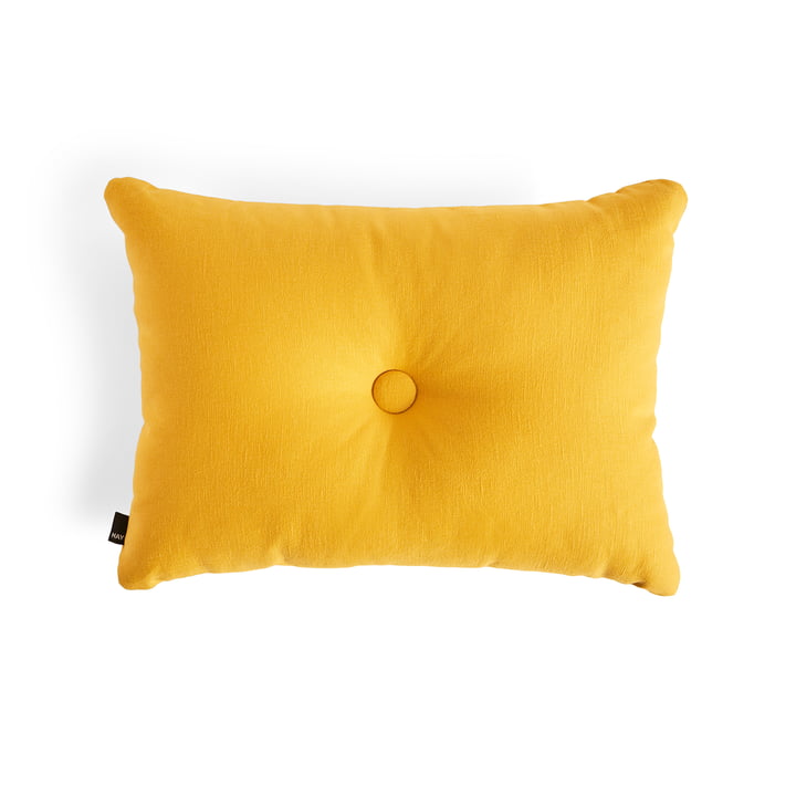 Dot Cushion Planar, varm gul fra Hay