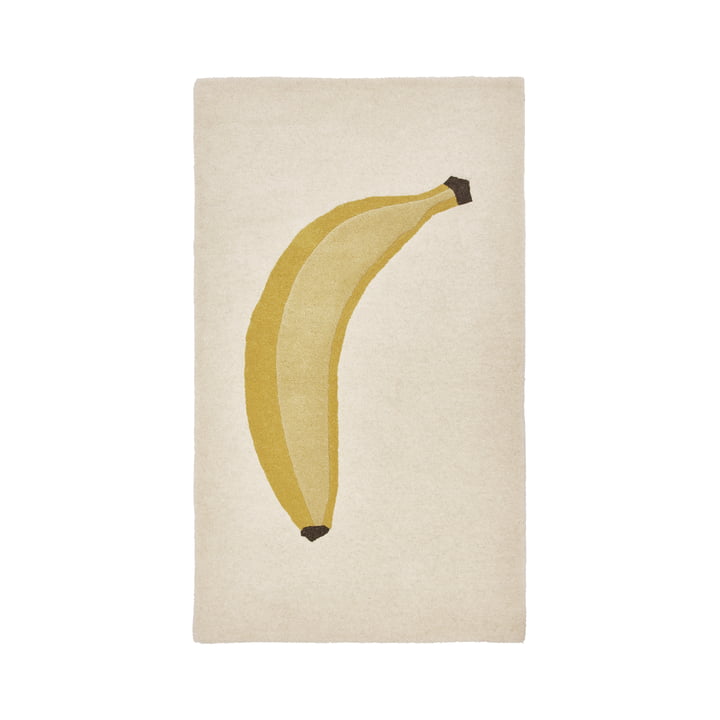 Banan børnetæppe fra OYOY i farven gul