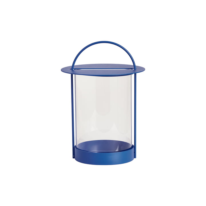 Maki lanterne fra OYOY i farven optisk blå