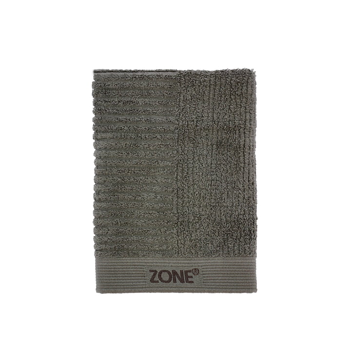 Classic gæstehåndklæde, 50 x 70 cm, olivengrøn fra Zone Denmark