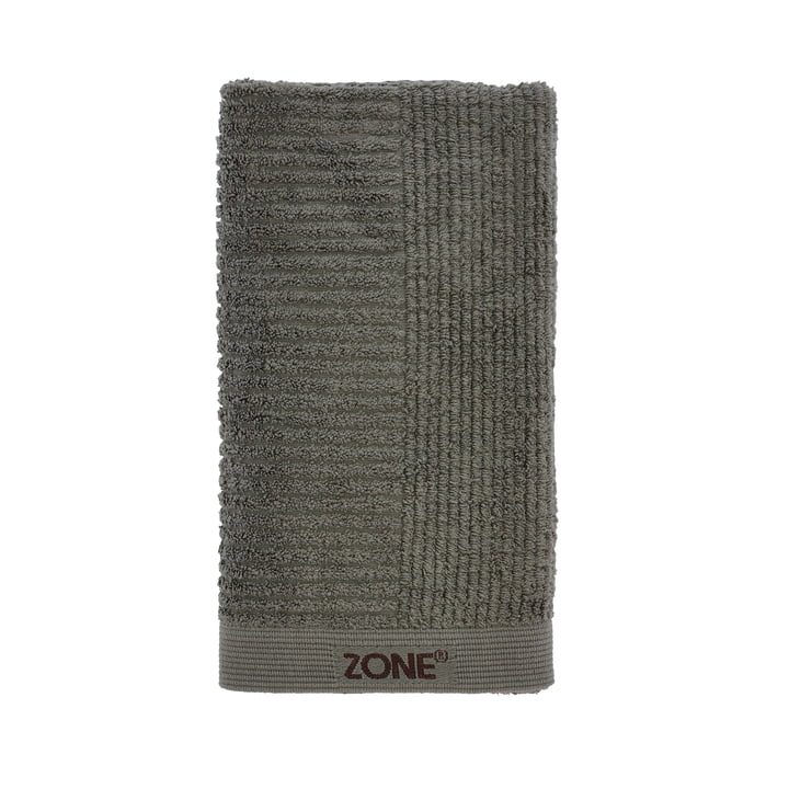Classic håndklæde, 100 x 50 cm, olivengrøn fra Zone Denmark