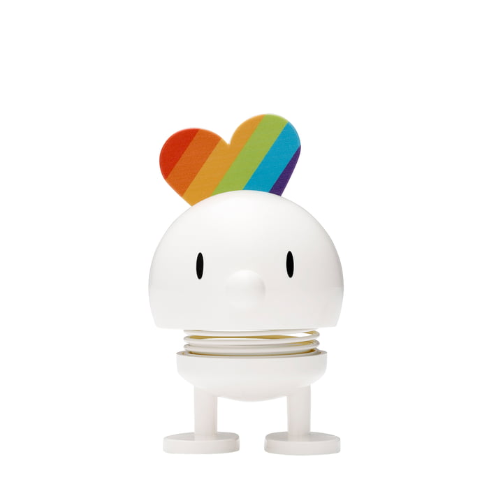 Small Rainbow deco figur fra Hoptimist i farven hvid