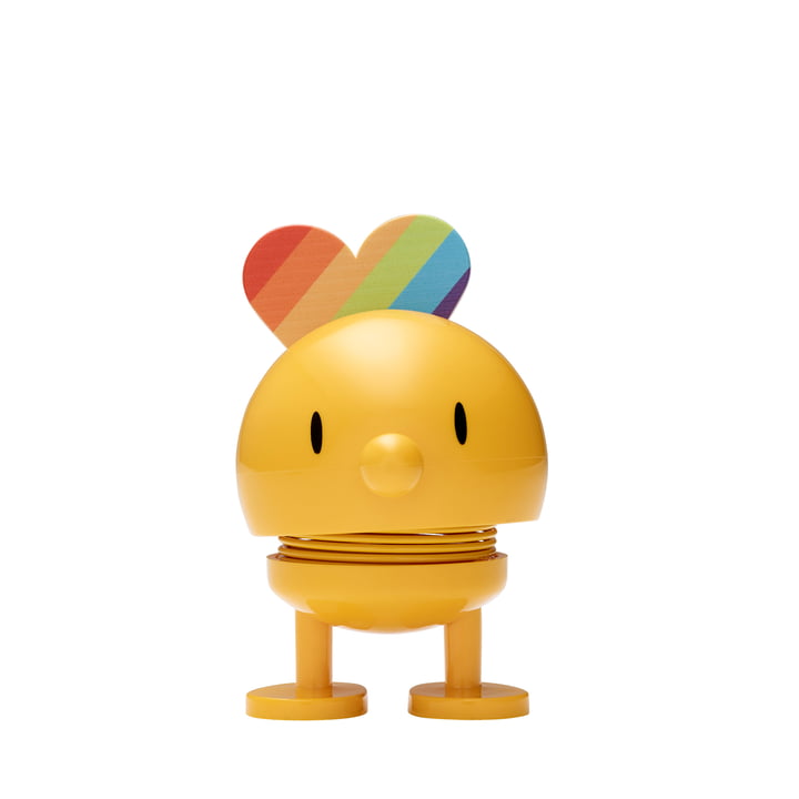 Small Rainbow deco figur fra Hoptimist i farven gul