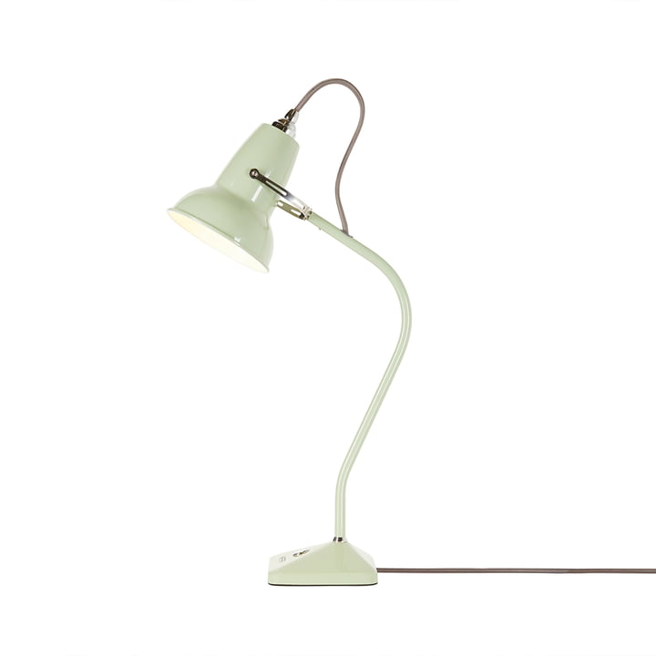 Original 1227 Mini bordlampe fra Anglepoise i farven sage green