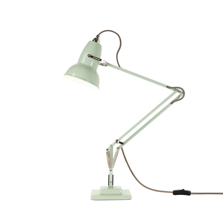 Original 1227 bordlampe fra Anglepoise i farven sage green