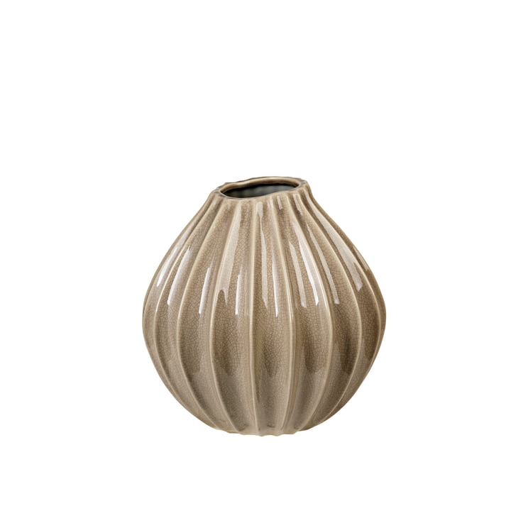 Wide vase, Ø 25 x H 25 cm, regnvejrsdag fra Broste Copenhagen