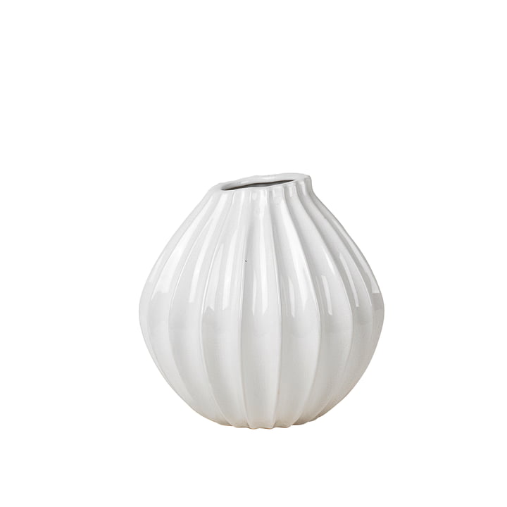 Wide vase, Ø 25 x H 25 cm, elfenben fra Broste Copenhagen