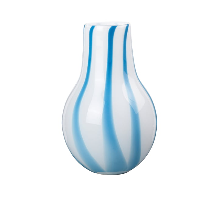 Ada Stripe Vase, H 37 cm, lyseblå fra Broste Copenhagen