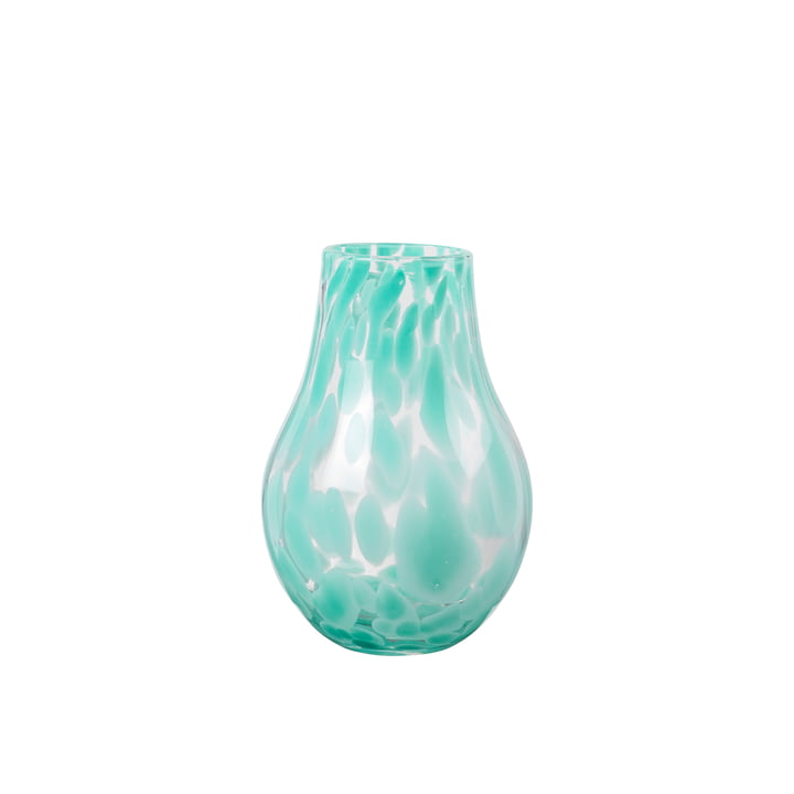 Ada Spot Vase, H 22,5 cm, lys turkis fra Broste Copenhagen