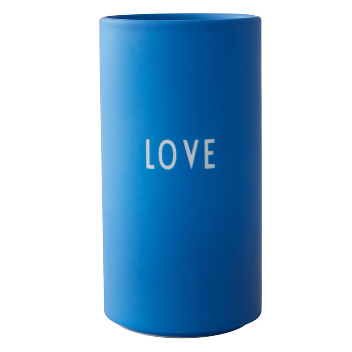 AJ Favourite porcelænsvase, Love / koboltblå fra Design Letters