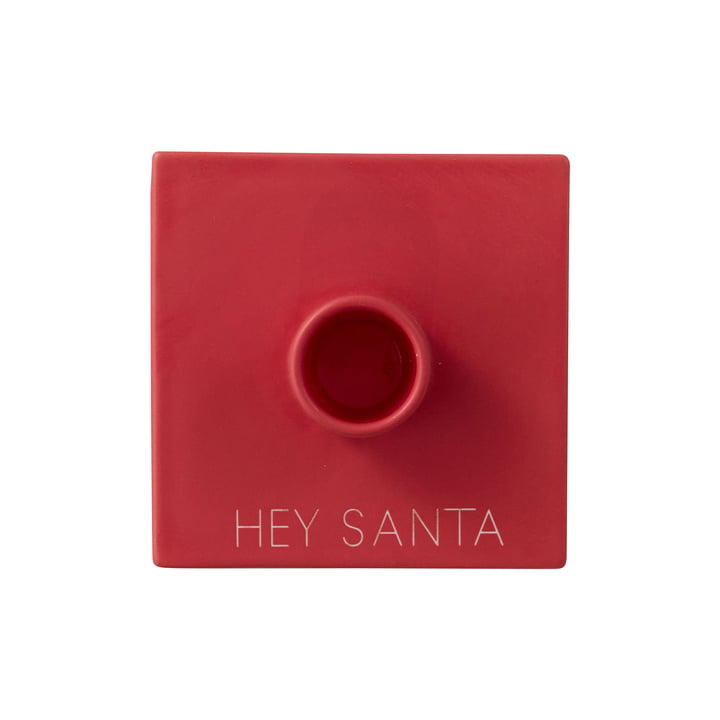 Tell your Christmas Story lysestage, Hey Santa / rød fra Design Letters