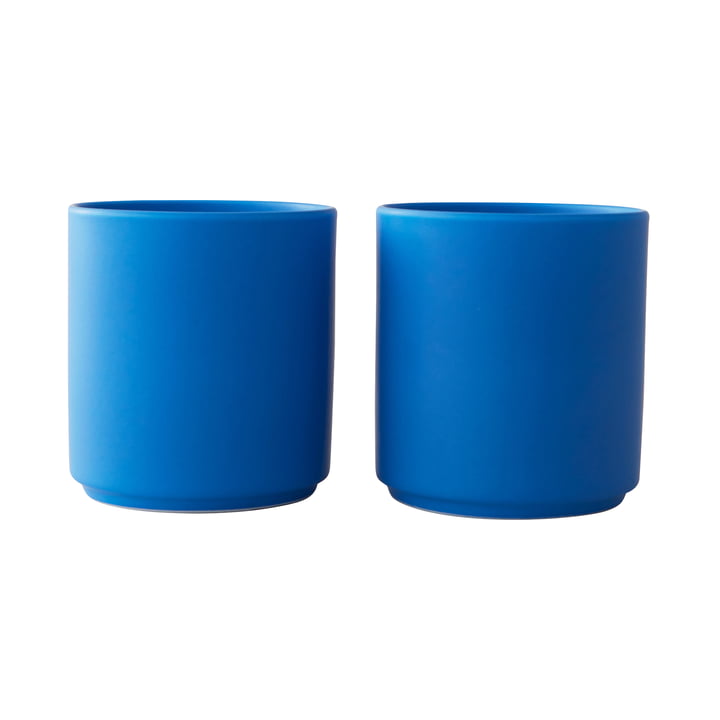 The Mute Favourite porcelænkrus, 250 ml, koboltblå (sæt med 2) fra Design Letters