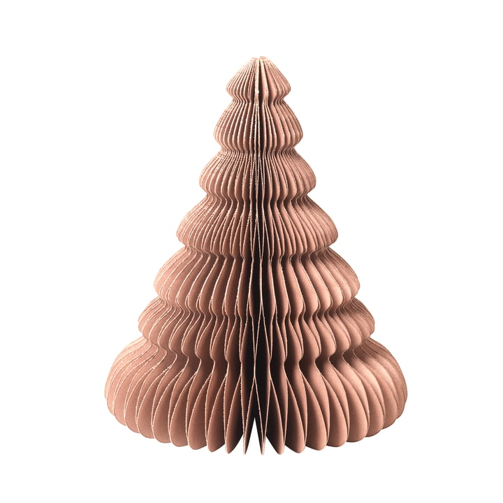 Paper Christmas Tree, Ø 13 x H 15 cm, indisk tan fra Broste Copenhagen