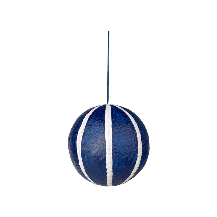 Broste Copenhagen - Sphere juletræskugle, Ø 12 cm, intens blå