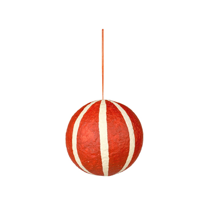 Broste Copenhagen - Sphere juletræskugle, Ø 12 cm, græskarappelsin