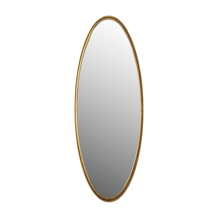 Idalie spejl oval L fra Livingstone i farven antik messing