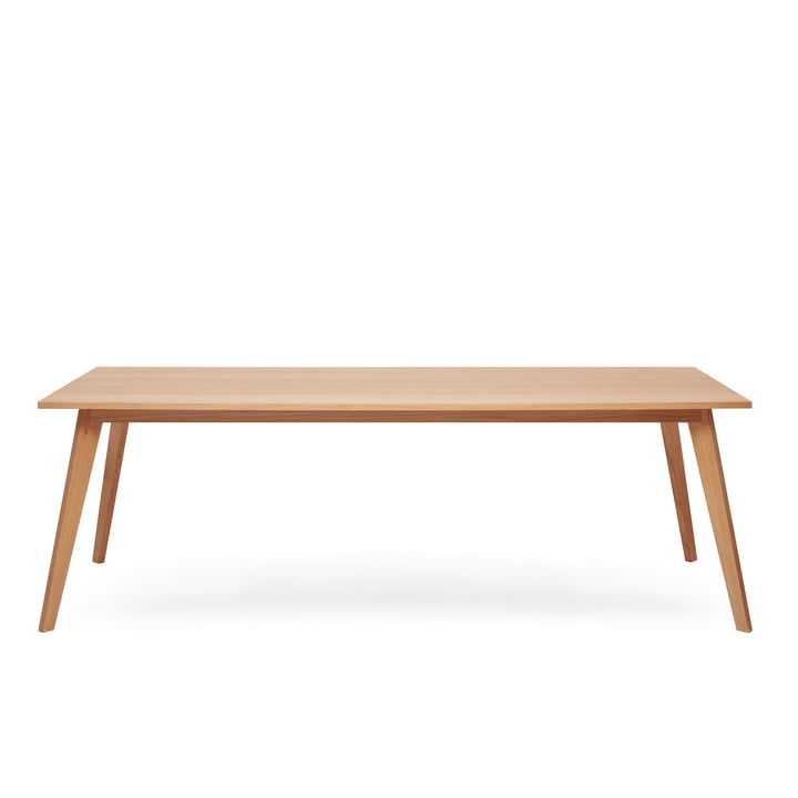Archi spisebord, rektangulært, 160 x 90 x 75 cm, naturlig eg fra Puik