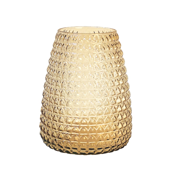 Dim Scale Vase medium fra XLBoom i ravfarvet lys version