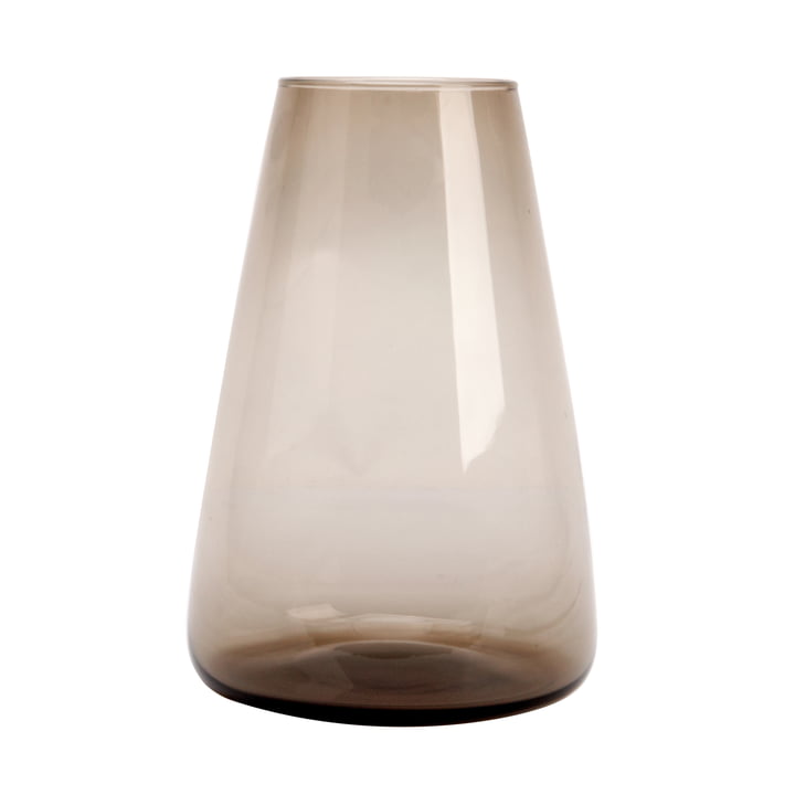 Dim Smooth Vase large fra XLBoom i farven røggrå