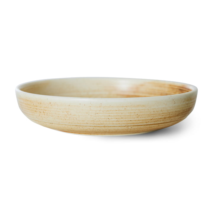 Chef Ceramics tallerken fra HKliving i den rustic cream/brown udgave