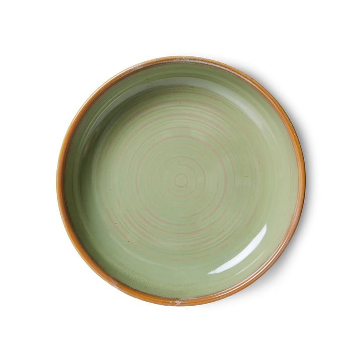 Chef Ceramics tallerken fra HKliving i udgaven moss green